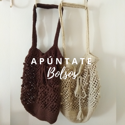 MONOGRÁFICO DE BOLSO DE CROCHET PERSONALIZADO