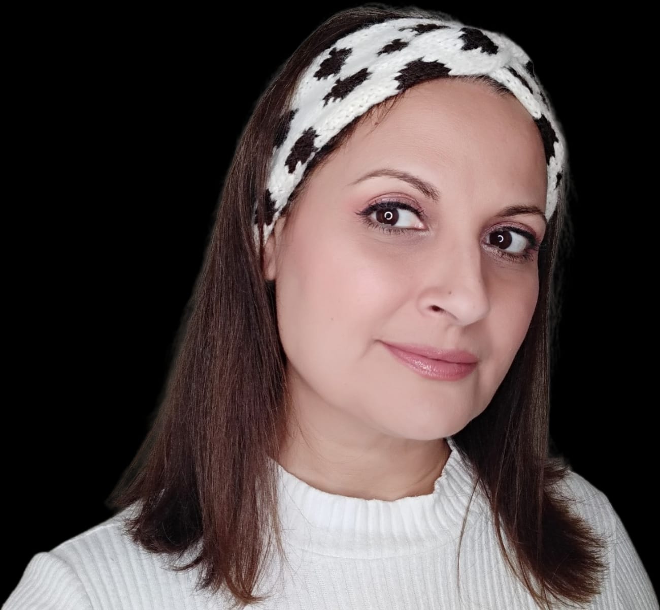 PATRÓN TURBANTE DE PUNTO ANIMAL PRINT