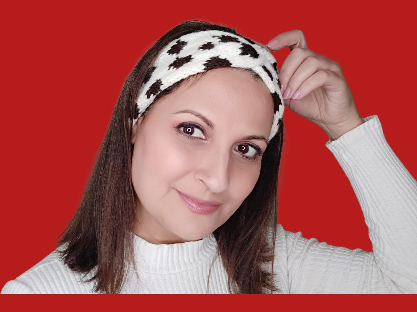 PATRÓN TURBANTE DE PUNTO ANIMAL PRINT