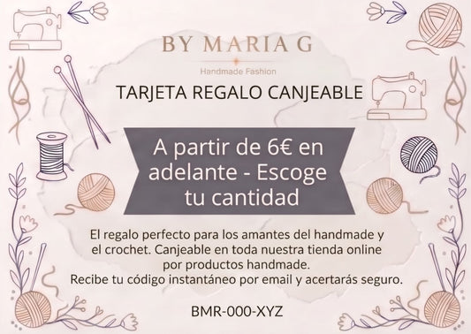 Tarjeta de Regalo By Maria G